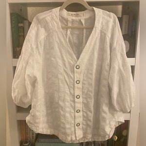 We the Free White Blouse, Size Medium